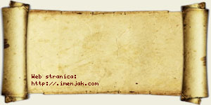 Avram Aničić vizit kartica